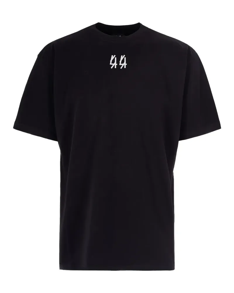 44 LABEL GROUP graphic print T-shirt - Schwarz Schwarz