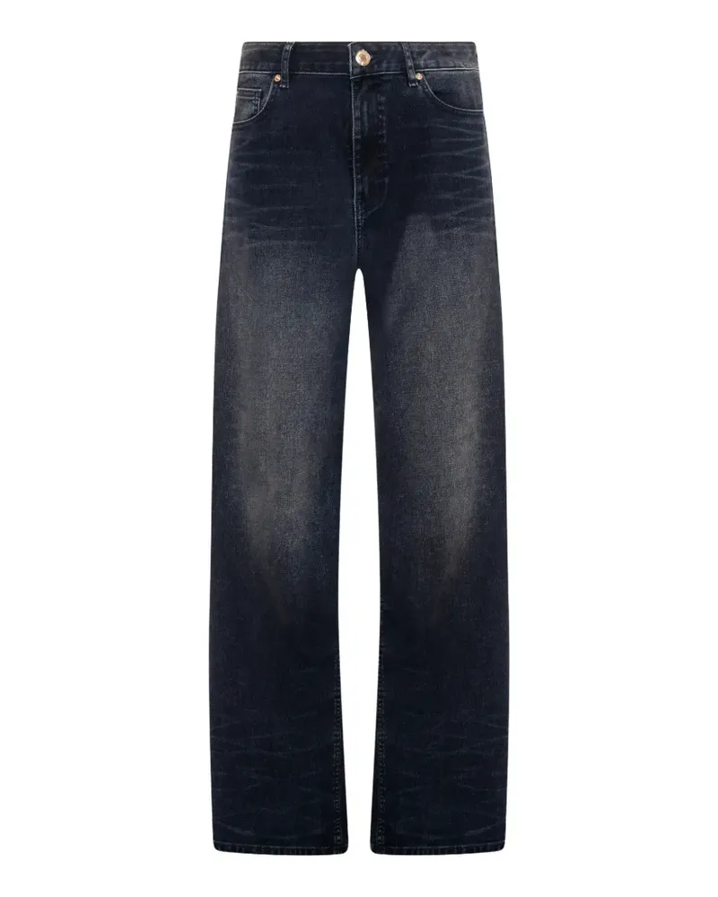 Fracomina Mineral straight-leg jeans - Schwarz Schwarz