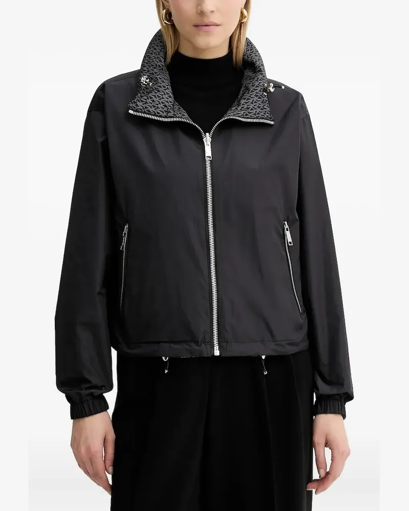 Michael Kors Jacke mit Logo-Print - Schwarz Schwarz