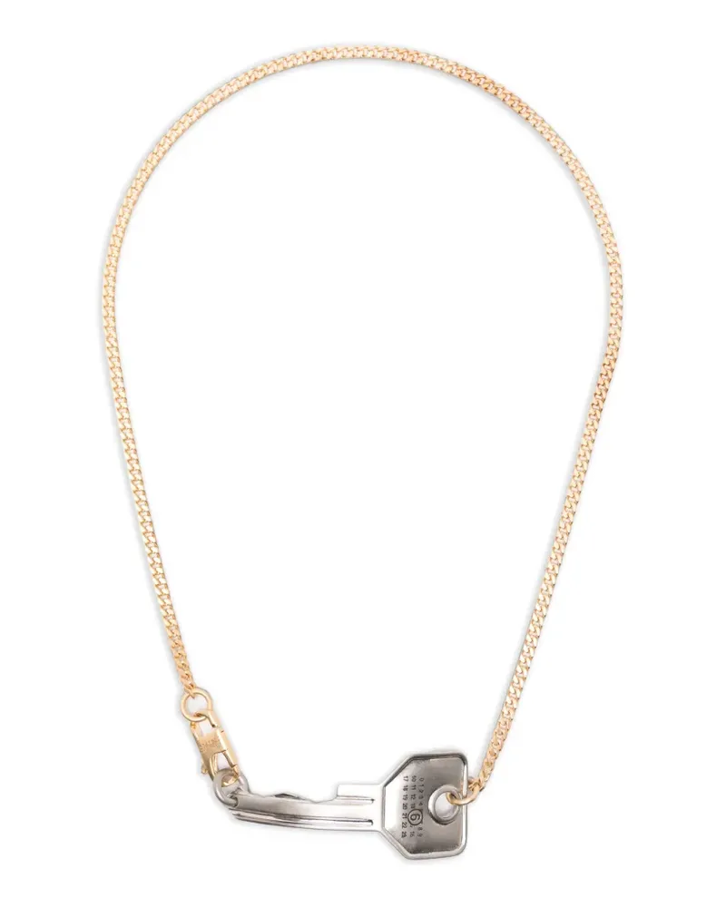 Maison Margiela Halskette mit Schlüsselanhänger - Gold Gold