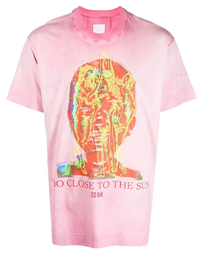 Givenchy x BSTROY T-Shirt mit grafischem Print - Rosa Rosa