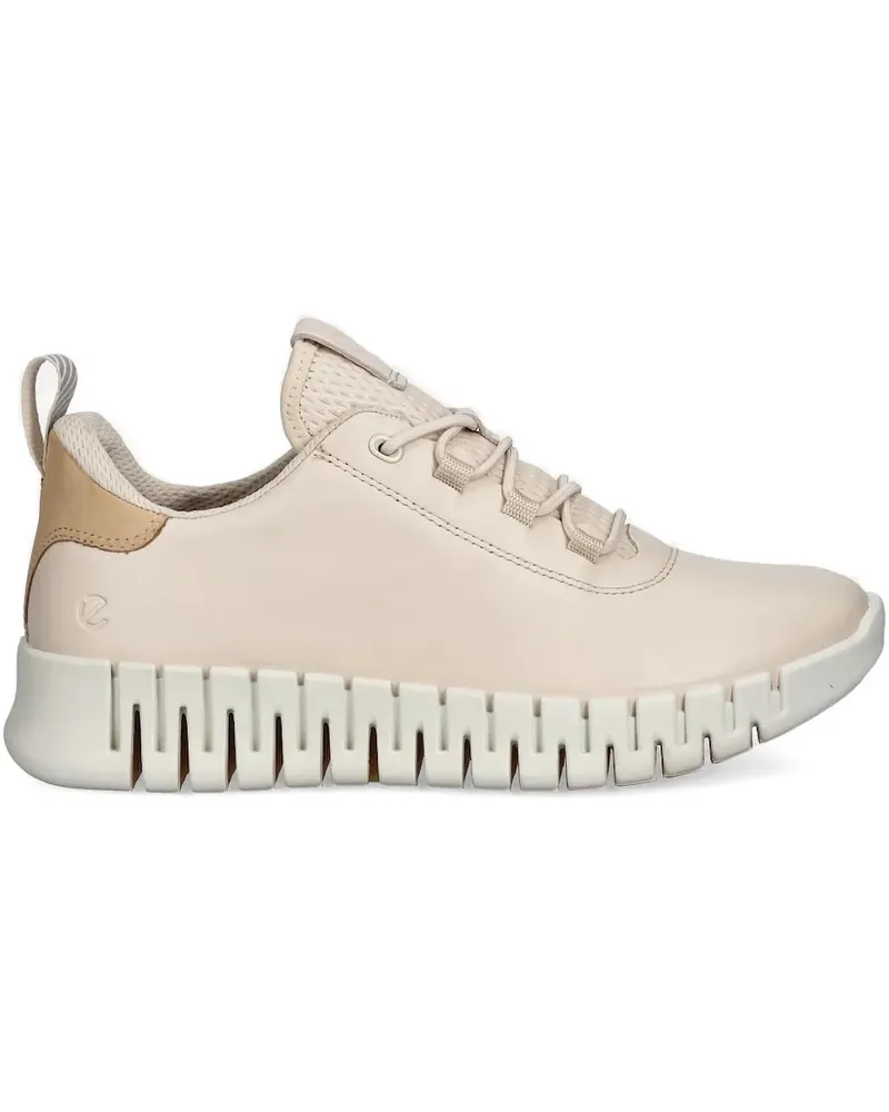 Ecco Gruv Lea Sneakers - Nude Nude