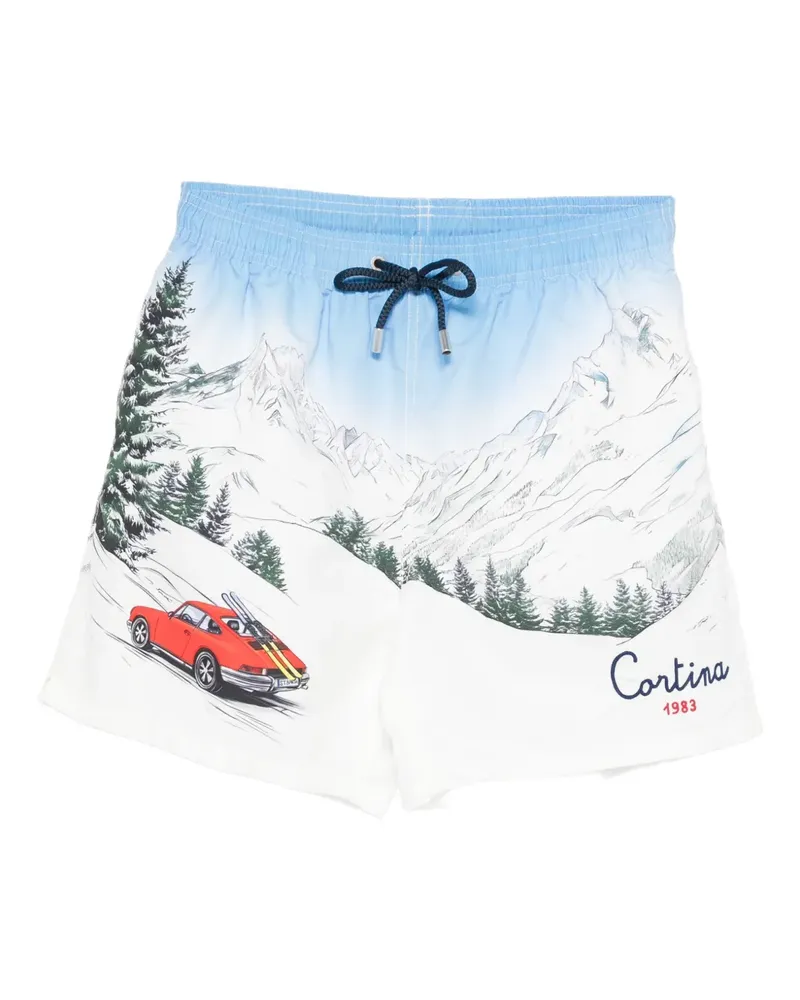 MC2 Saint Barth Gustavia Badeshorts - Weiß Weiß