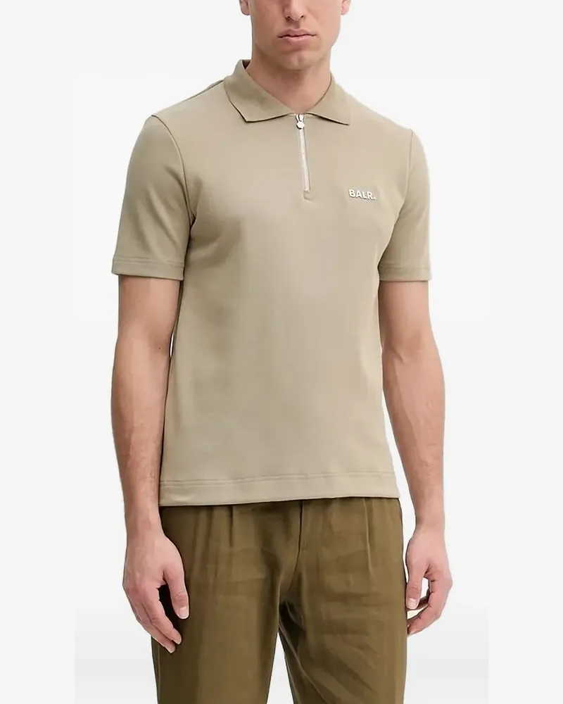 BALR. Poloshirt mit Reißverschluss - Grün Grün