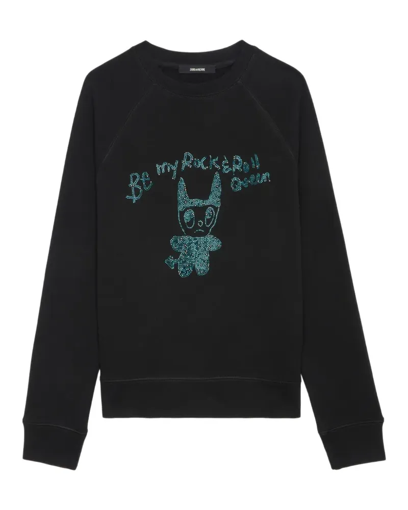 Zadig & Voltaire Upper Strass Sweatshirt - Schwarz Schwarz