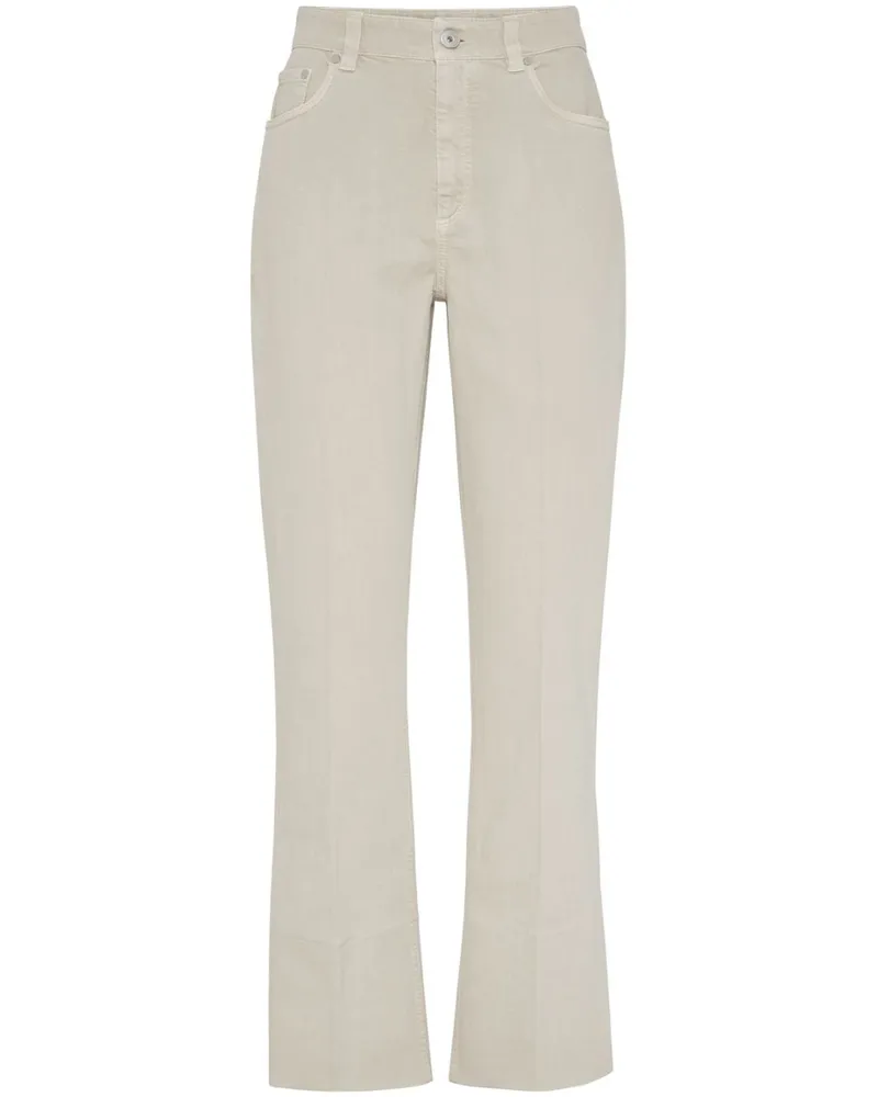 Brunello Cucinelli Ausgestellte Hose - Nude Nude