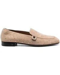 Laurence Dacade Loafer mit Strass Nude