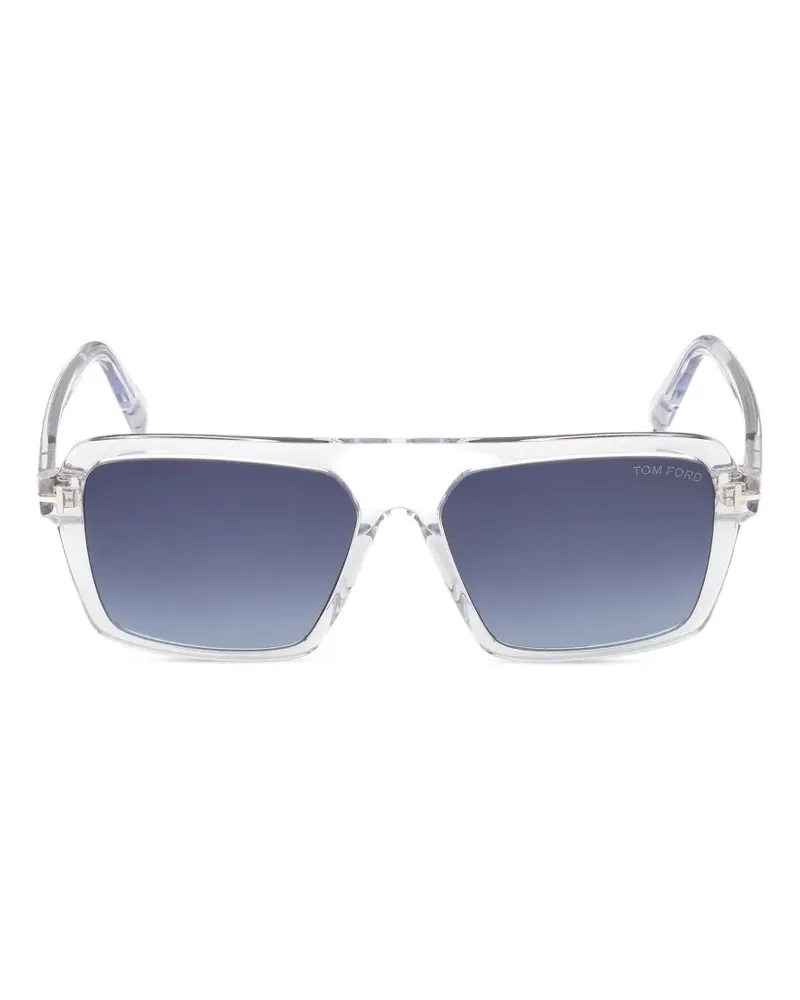 Tom Ford Vincent square-frame sunglasses - Weiß Weiß