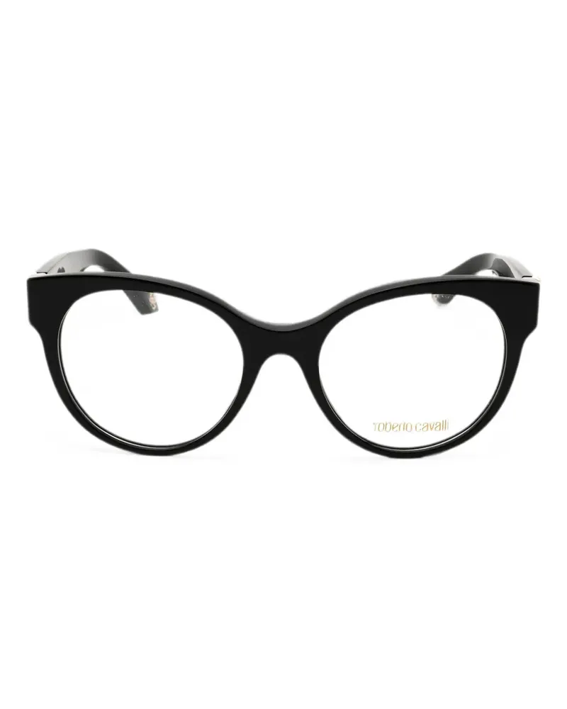 Roberto Cavalli round-frame glasses - Schwarz Schwarz