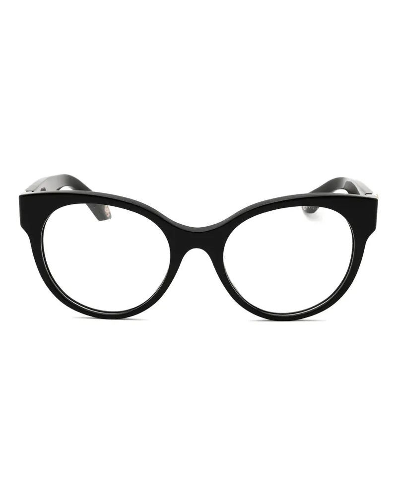 Roberto Cavalli Brille mit rundem Gestell - Schwarz Schwarz