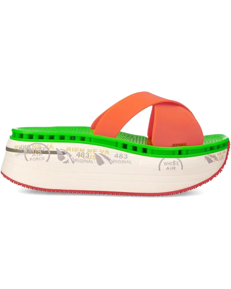 Premiata Moura Pantoletten - Orange Orange