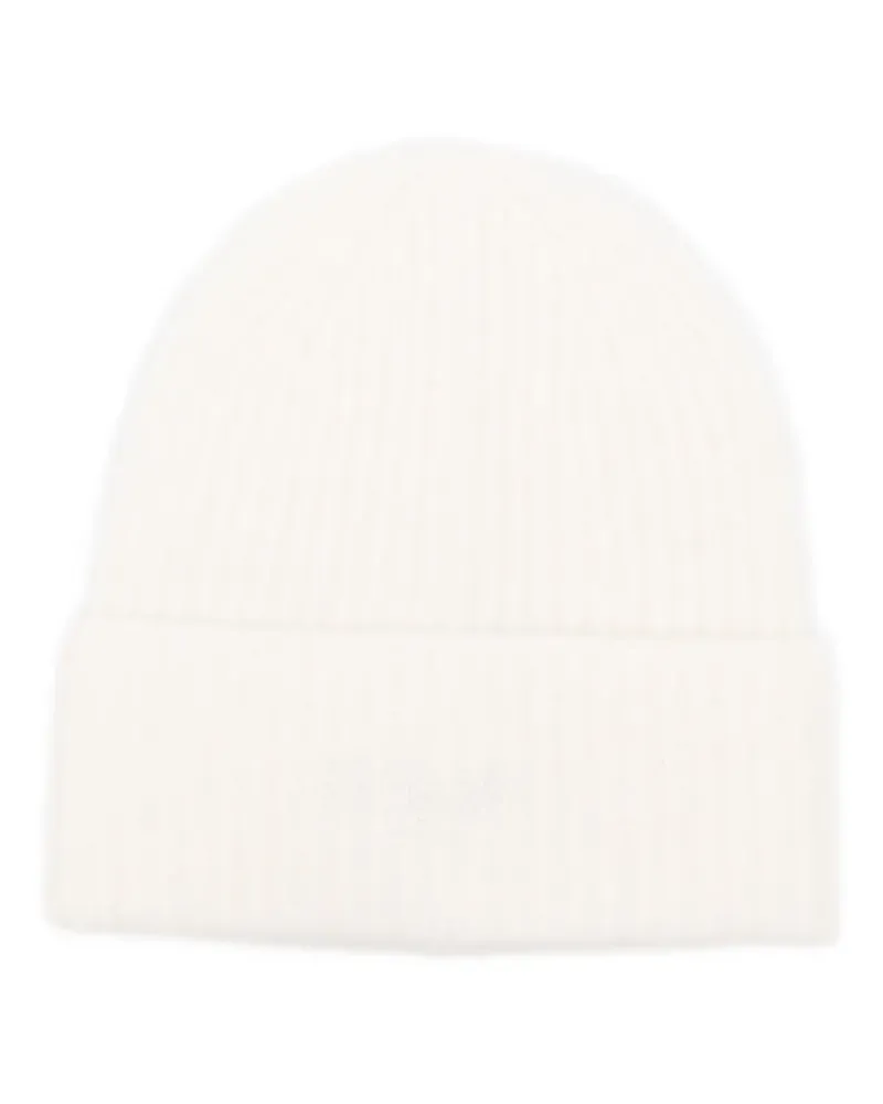 MC2 Saint Barth ribbed alpaca-wool beanie - Weiß Weiß