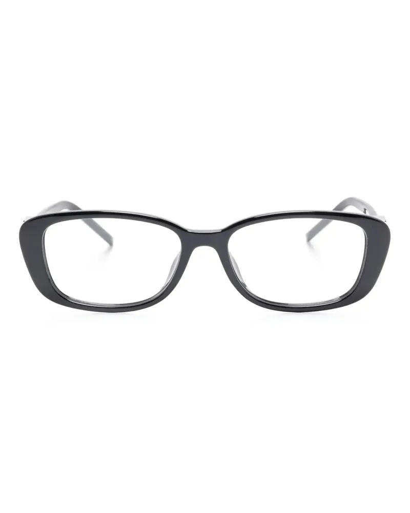 Gucci Brille mit eckigem Gestell - Schwarz Schwarz