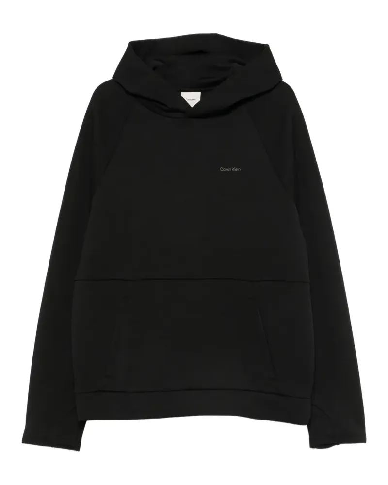 Calvin Klein Hoodie mit Raglanärmeln - Schwarz Schwarz