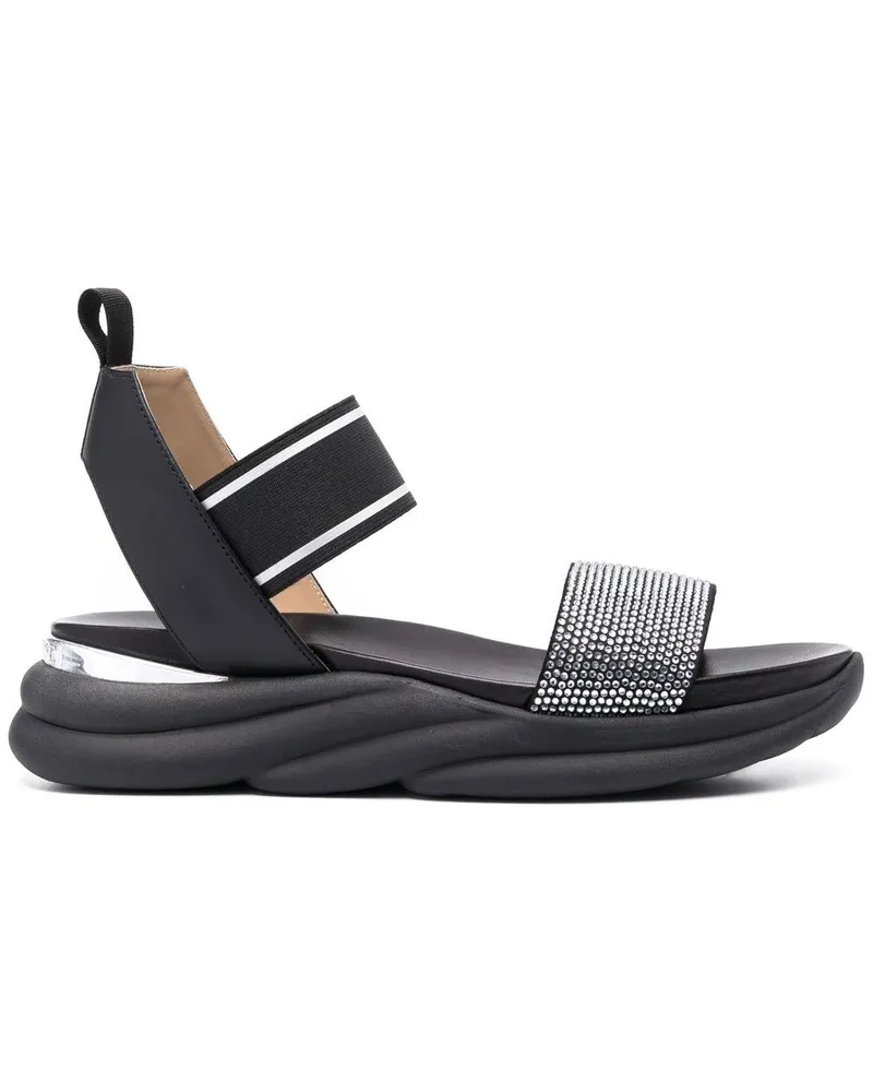 Baldinini Sandalen mit verzierten Riemen - Schwarz Schwarz