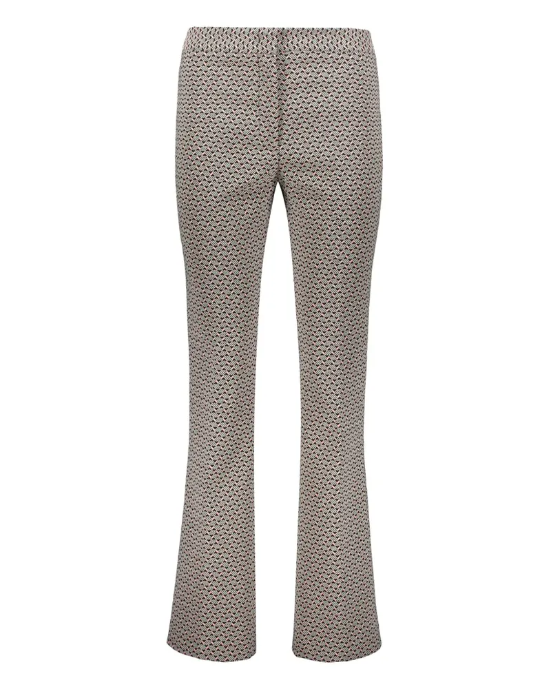 Etro Schlaghose mit abstraktem Print - Schwarz Schwarz