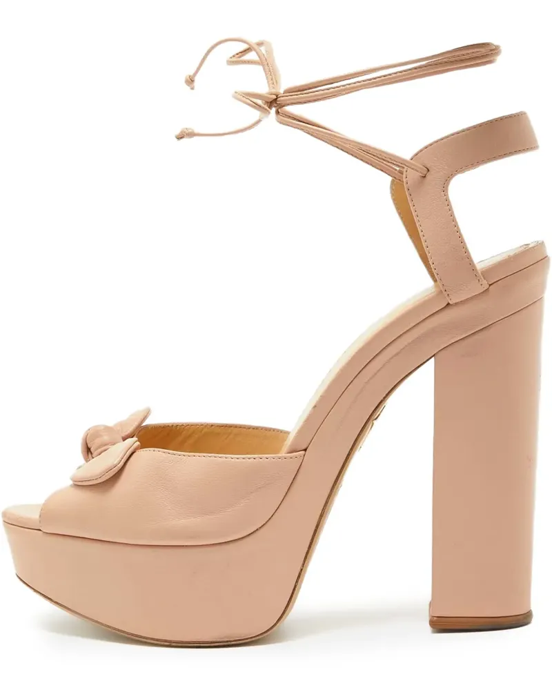 Charlotte Olympia Klassische Plateau-Sandalen - Rosa Rosa