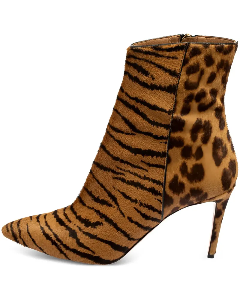 Aquazzura Pre-owned Alma Stiefel 85mm - Braun Braun