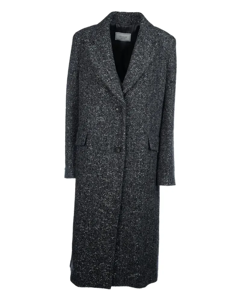 Peserico Cape mit Pailletten - Grau Grau