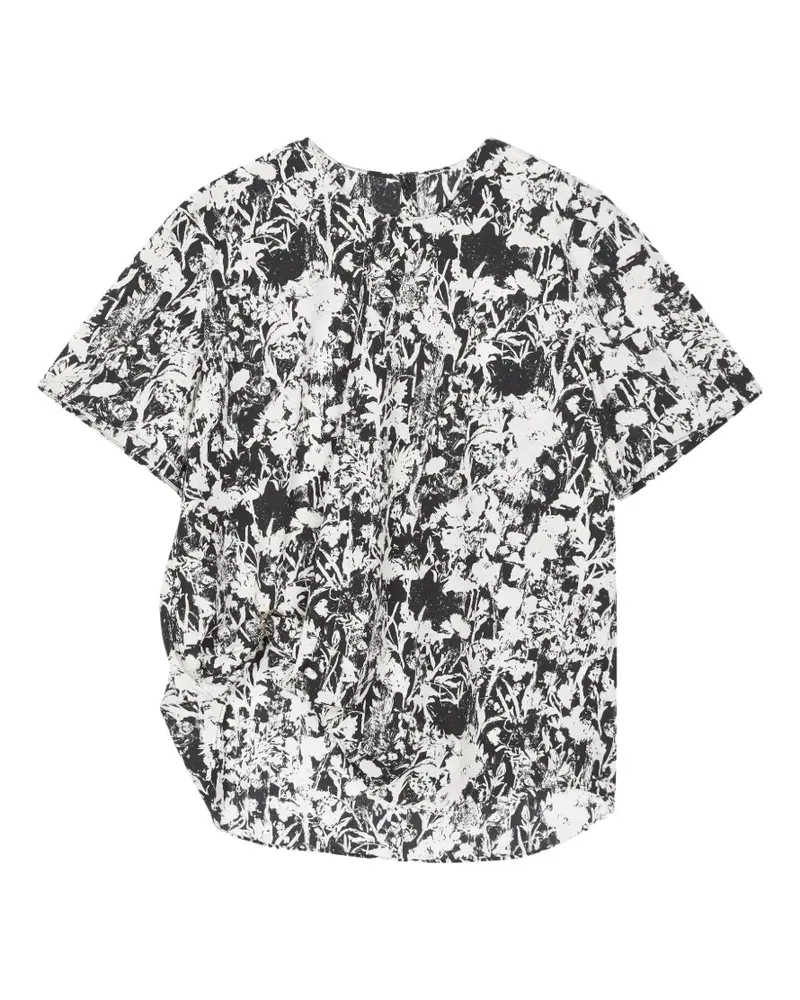 JNBY Popeline-Hemd mit Blumenprint - Weiß Weiß
