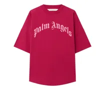 T-Shirt mit Logo-Print - Rosa