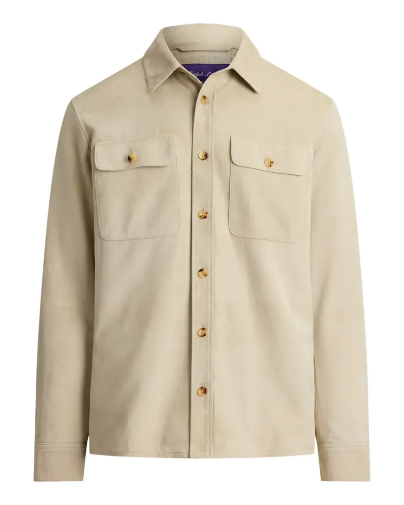Ralph Lauren Calloway Hemdjacke aus Wildleder - Nude Nude