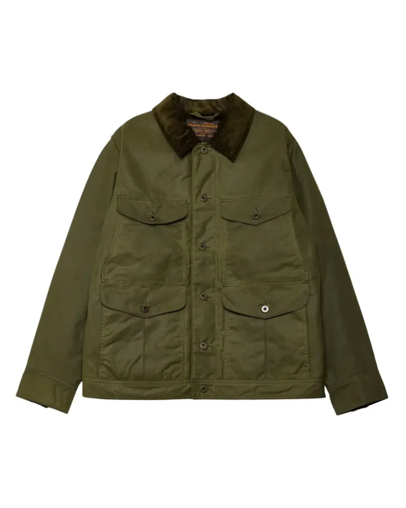 Filson Journeyman Jacke mit Cordkragen - Grün Grün