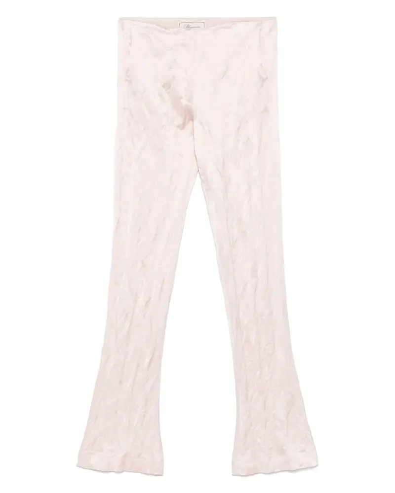 Blumarine Hose in Knitteroptik - Rosa Rosa