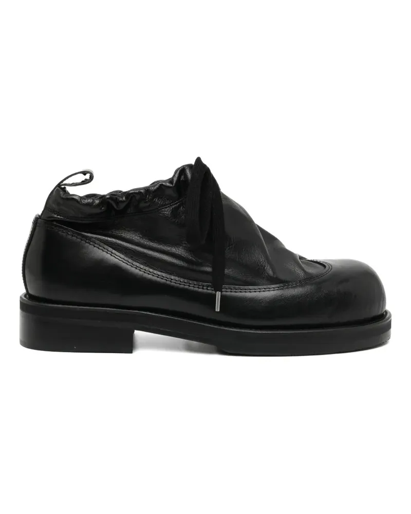 Comme des Garçons leather derby shoes - Schwarz Schwarz
