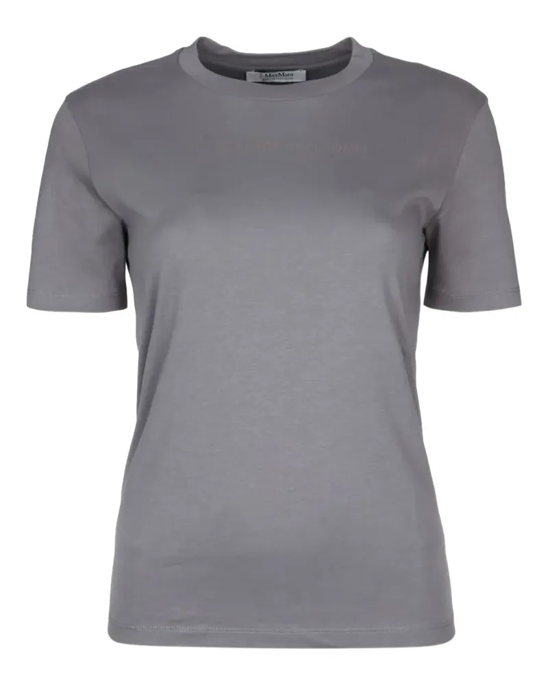 Max Mara Max Mara Danish T-Shirt mit Blumenprint - Grau Grau