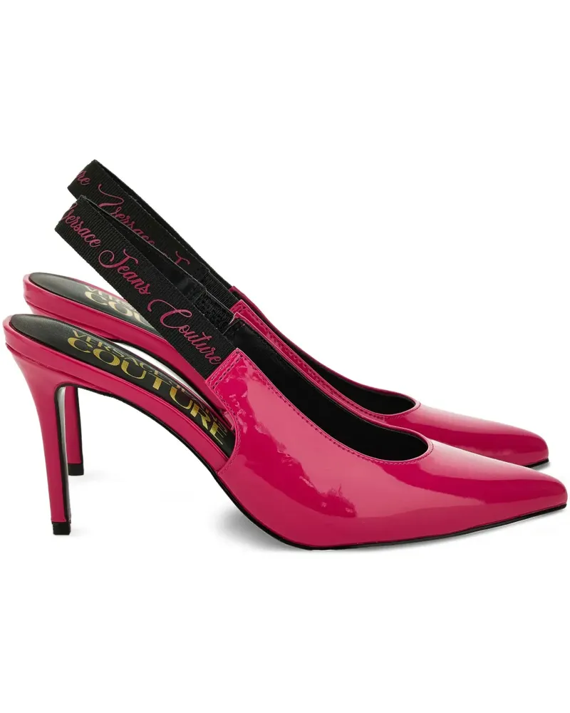Versace Jeans Spitze Slingback-Pumps - Rosa Rosa