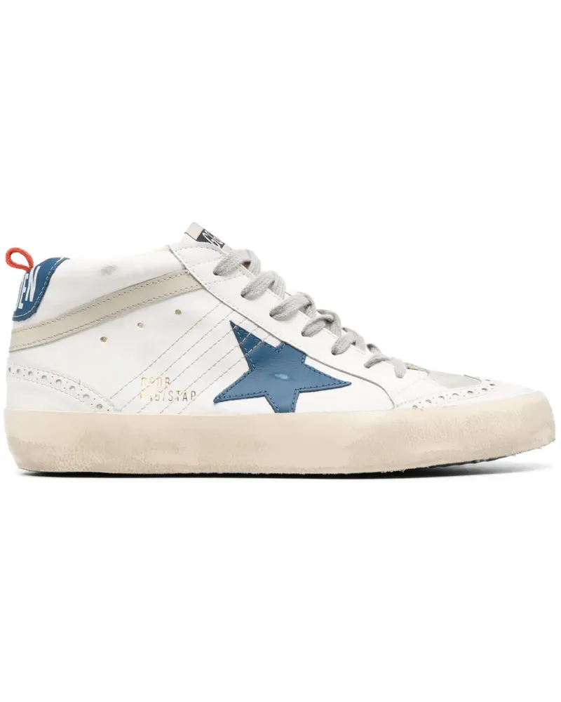 Golden Goose Mid-Star Sneakers - Weiß Weiß