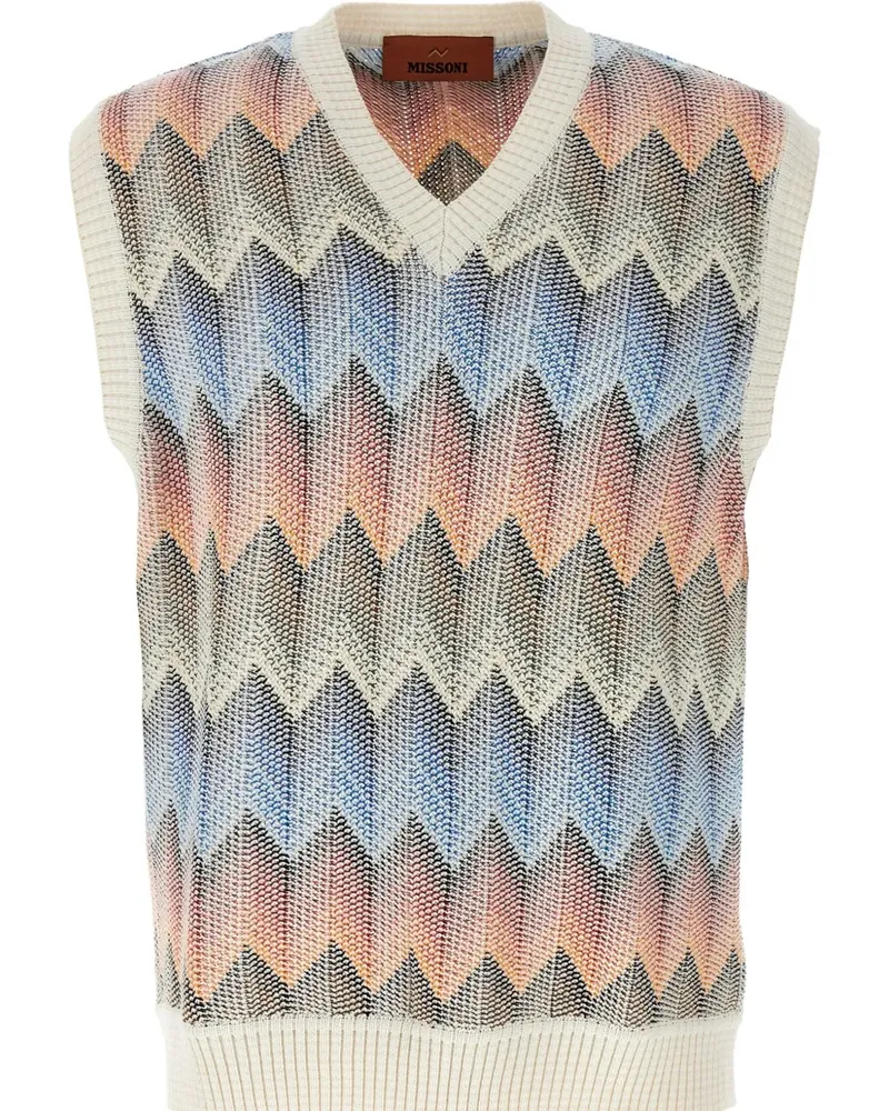 Missoni Weste mit Zickzackmuster - SM9KF Multicolor Sm9kf