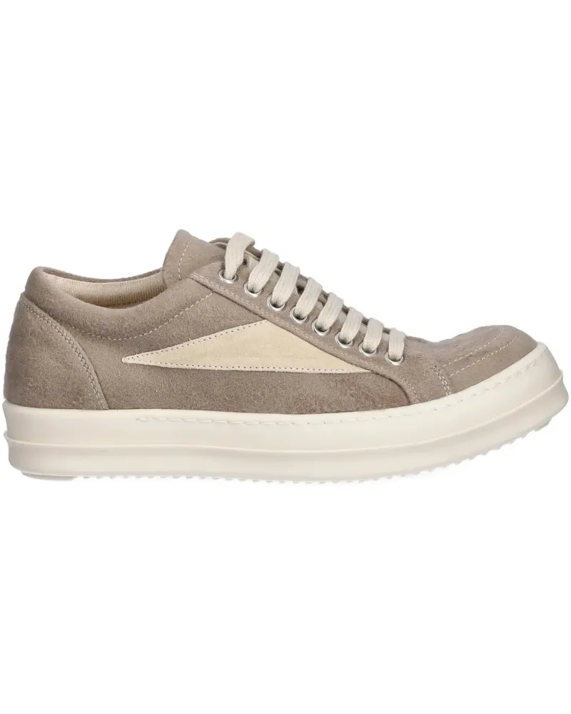 DRKSHDW by Rick Owens Vintage Sneaks brushed-effect sneakers - Nude Nude