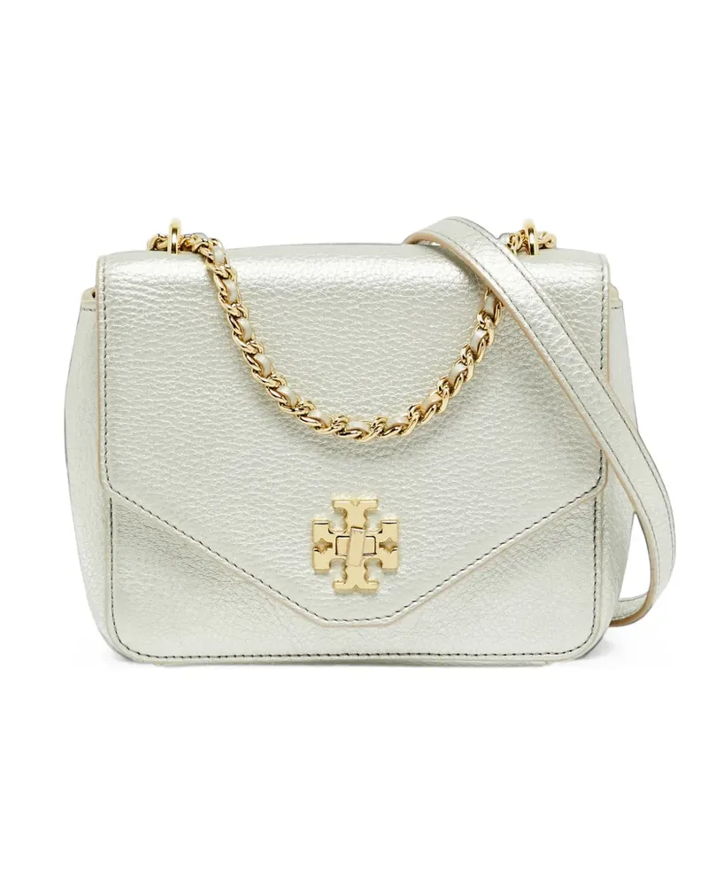Tory Burch mini Kira quilted cross body bag - Silber Silber
