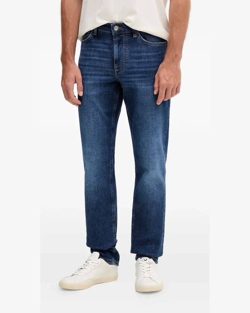 JOOP! logo-patch denim jeans - Blau Blau