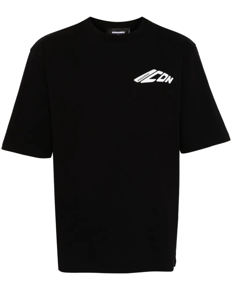 Dsquared2 Icon T-Shirt - Schwarz Schwarz