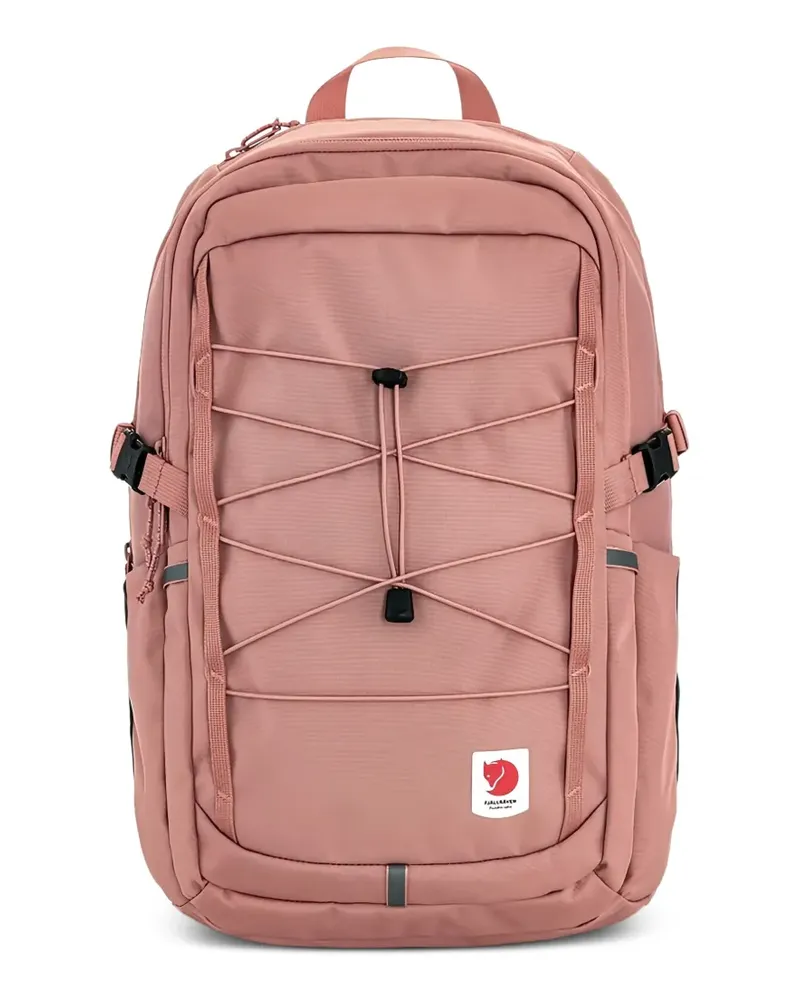 Fjäll Räven Skule 28 bungee-cord logo-patch backpack - Rosa Rosa