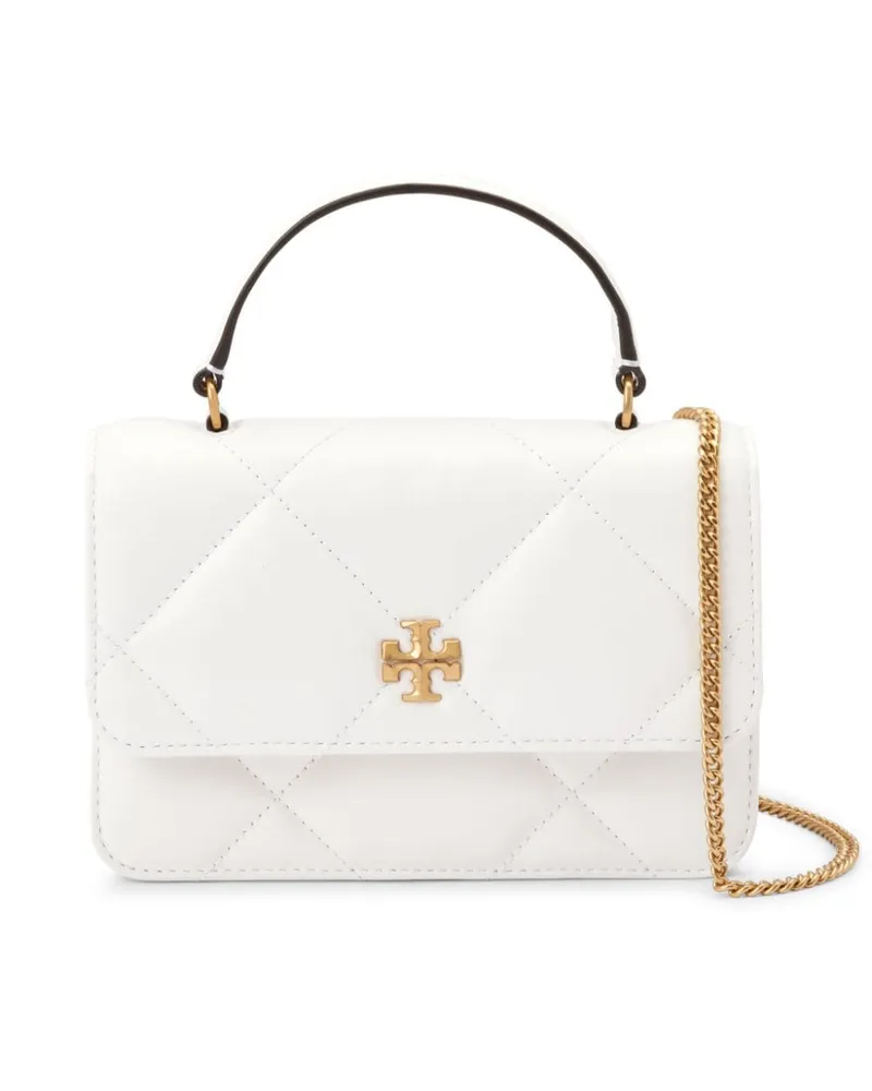 Tory Burch Mini Kira Portemonnaie - Weiß Weiß