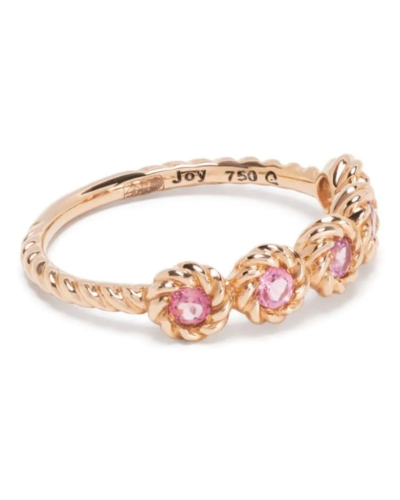 BRUMANI 18kt Joy Rotgoldring mit Turmalin - Rosa Rosa