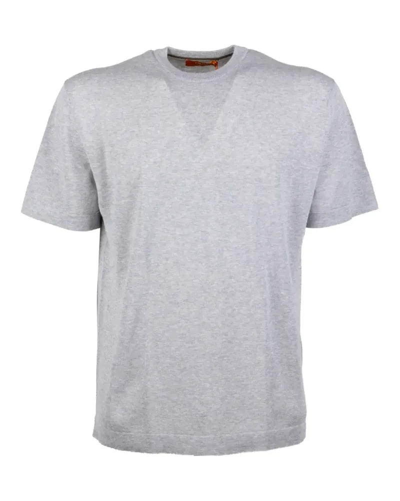 CRUNA knitted T-shirt - Grau Grau