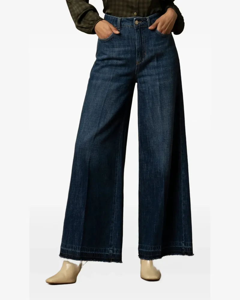 Kocca Lullacat frayed jeans - Blau Blau
