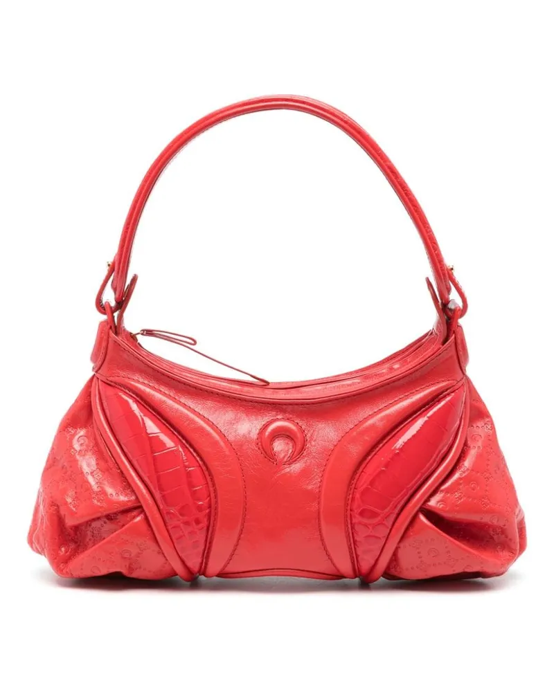 Marine Serre Futura Schultertasche - Rot Rot