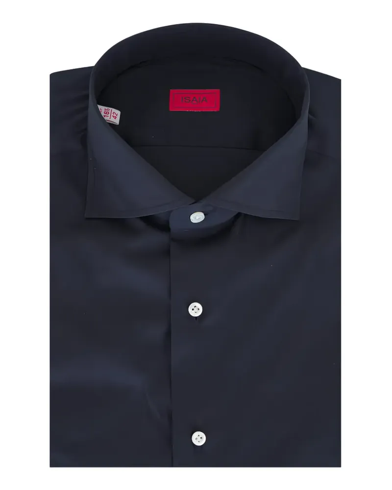 Isaia Hemd mit Eton-Kragen - Blau Blau