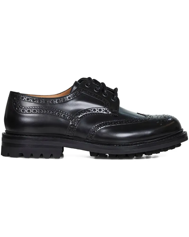 Church's Derby-Schuhe mit Budapestermuster - Schwarz Schwarz
