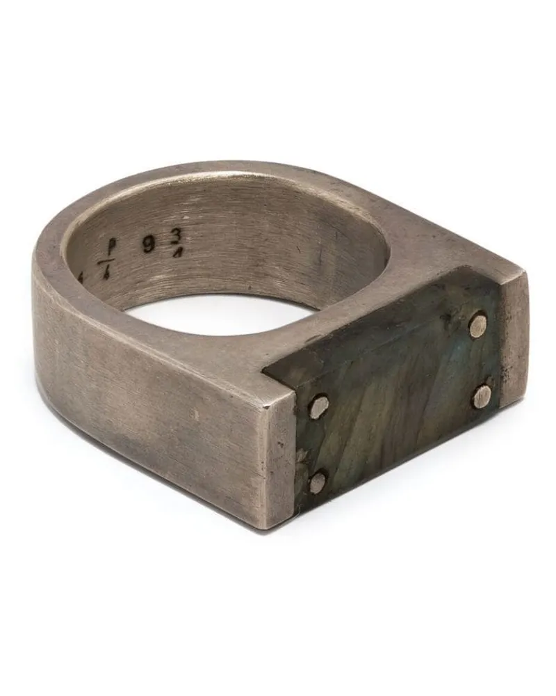 Parts Of Four Plate Single Ring 9mm - Silber Silber