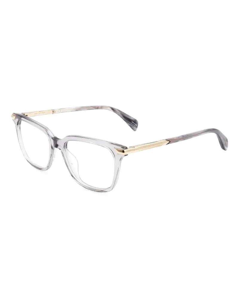 Rag & Bone Brille mit eckigem Gestell - Grau Grau