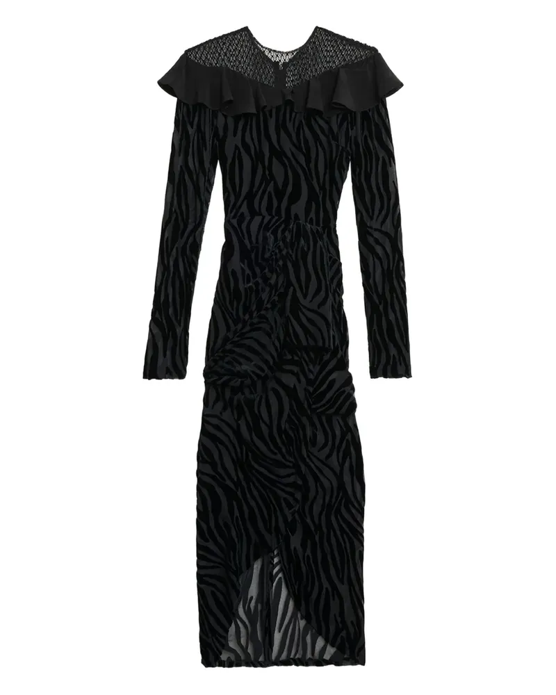 Isabel Marant Asymmetrisches Kleid - Schwarz Schwarz