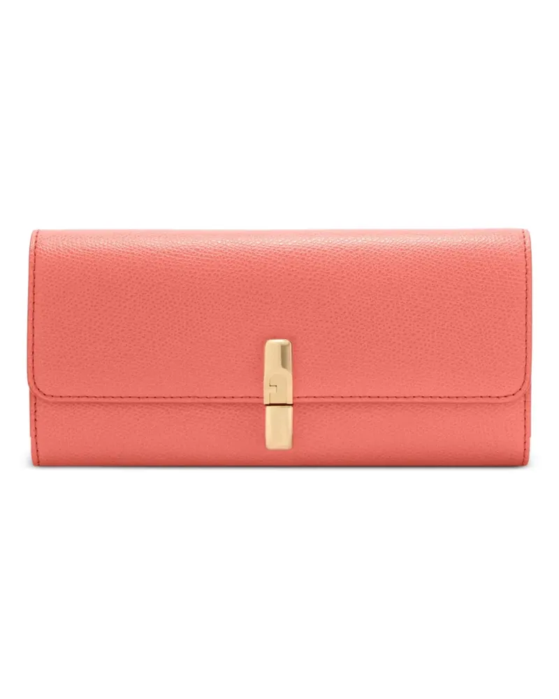 Furla Continental Portemonnaie mit Logo-Schild - Orange Orange