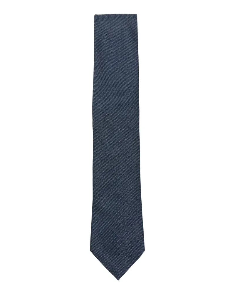 Ermenegildo Zegna textured-finish tie - Blau Blau
